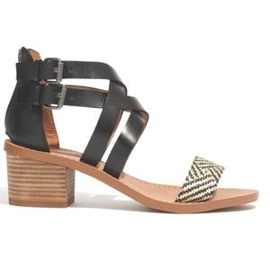 Madewell | "Lora" Sandall in Black
